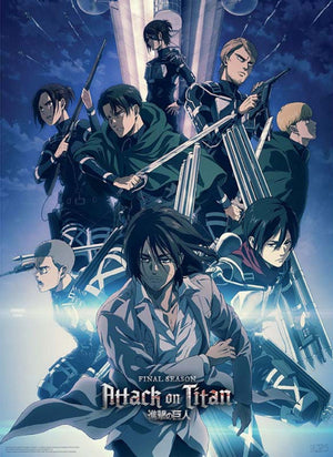 GBeye Attack On Titan Season 4 Group Shot Poster 38x52cm | Yourdecoration.de