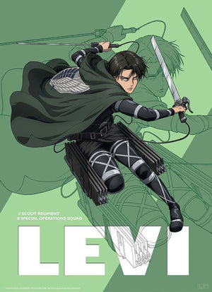 GBeye Attack On Titan Season 4 Levi Poster 38x52cm | Yourdecoration.de
