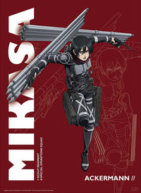 GBeye Attack On Titan Season 4 Mikasa Poster 38x52cm | Yourdecoration.de