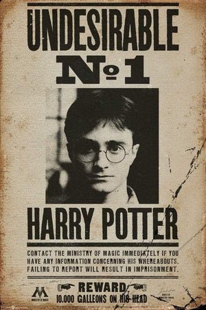 GBeye Harry Potter Undesirable No 1 Poster 61x91,5cm | Yourdecoration.de