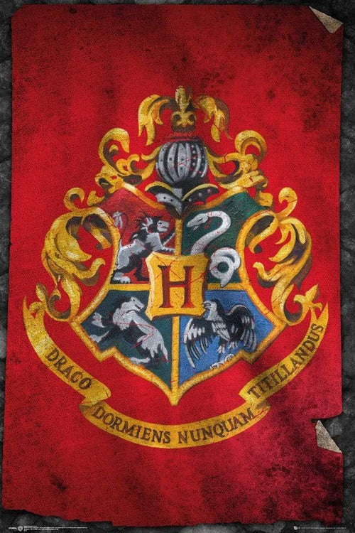 GBeye Harry Potter Hogwarts Flag Poster 61x91,5cm | Yourdecoration.de