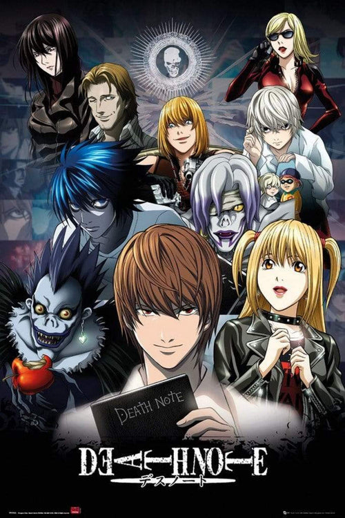 GBeye Death Note Collage Poster 61x91,5cm | Yourdecoration.de