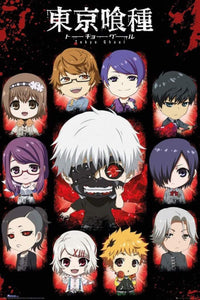 GBeye Tokyo Ghoul Chibi Characters Poster 61x91,5cm | Yourdecoration.de