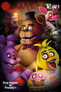GBeye Five Nights at Freddys Group Poster 61x91,5cm | Yourdecoration.de
