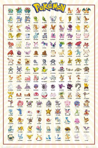GBeye Pokemon Kanto 151 Poster 61x91,5cm | Yourdecoration.de