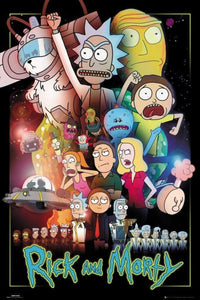 GBeye Rick and Morty Wars Poster 61x91,5cm | Yourdecoration.de