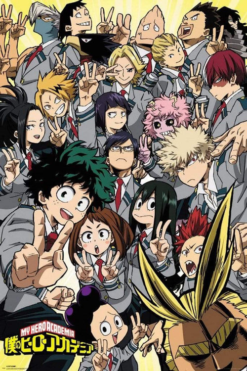 GBeye My Hero Academia School Compilation Poster 61x91,5cm | Yourdecoration.de