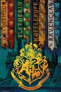 GBeye Harry Potter House Flags Poster 61x91,5cm | Yourdecoration.de