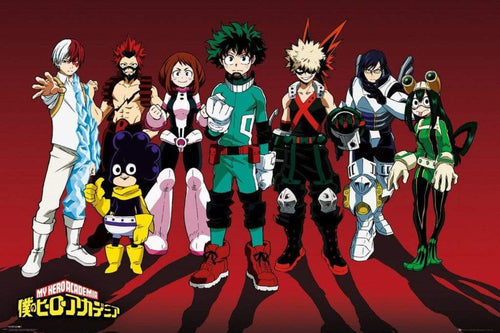 GBeye My Hero Academia Line Up Poster 91,5x61cm | Yourdecoration.de