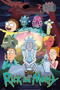 GBeye Rick and Morty Season 4 Part One V2 Poster 61x91,5cm | Yourdecoration.de
