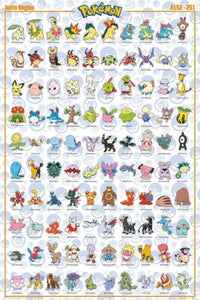 GBeye Pokemon Johto Pokemon Poster 61x91,5cm | Yourdecoration.de