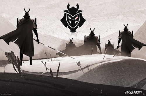 Gbeye Gbydco001 G2 Esports Samurai Poster 91,5X61cm | Yourdecoration.de