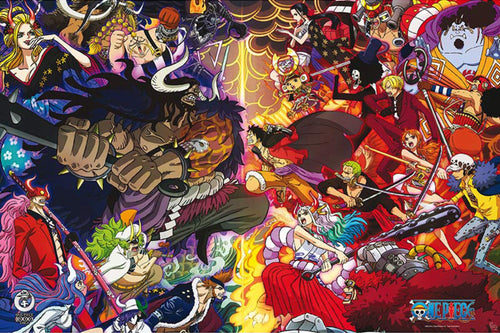 Gbeye Gbydco011 One Piece 1000 Logs Final Fight Poster 91,5X61cm | Yourdecoration.de