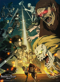 Gbeye Gbydco056 Attack On Titan Paradis Vs Marley Poster 38X52cm | Yourdecoration.de
