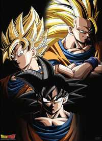 Gbeye GBYDCO092 Dragon Ball Goku Transformations Poster 38x52cm | Yourdecoration.de