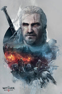 Gbeye GBYDCO112 The Witcher Geralt Poster 61x 91-5cm | Yourdecoration.de