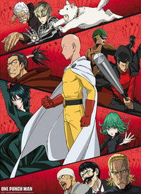 Gbeye GBYDCO123 One Punch Man Gathering Of Heroes Poster 38x52cm | Yourdecoration.de