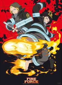 Gbeye GBYDCO149 Fire Force Shinra And Arthur Poster 38x52cm | Yourdecoration.de
