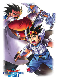 gbeye gbydco189 dragon quest dai and baran poster 38x52cm | Yourdecoration.de