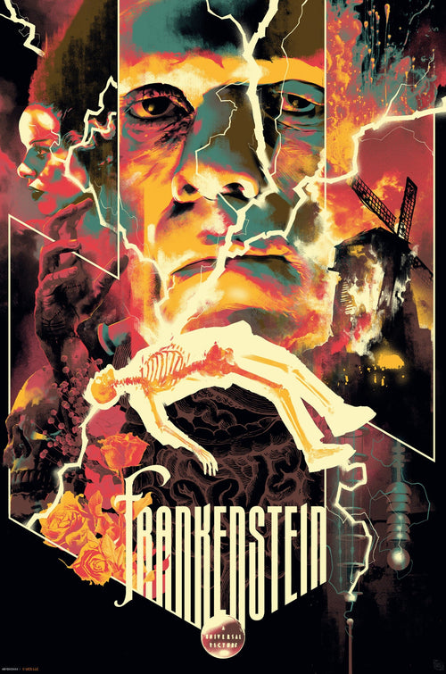 gbeye gbydco192 universal monsters frankenstein poster 61x91 5cm | Yourdecoration.de