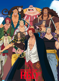 Gbeye GBYDCO197 One Piece Red Hair Pirates Poster 38x52cm | Yourdecoration.de