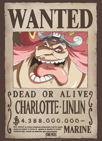 Gbeye Gbydco264 One Piece Wanted Big Mom Poster 38x52cm | Yourdecoration.de