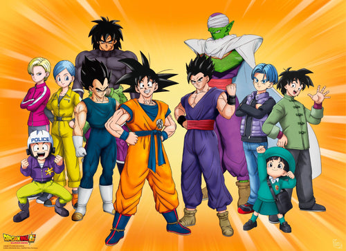 gbeye gbydco324 dragon ball hero gokus group poster 91 5x61cm | Yourdecoration.de