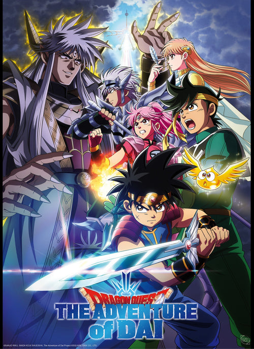 Gbeye Gbydco345 Dragon Quest Dai Group Vs Vearn Poster 38x52cm | Yourdecoration.de