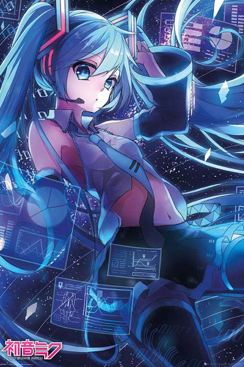 GBeye Hatsune Miku Screen Poster 61x91,5cm | Yourdecoration.de