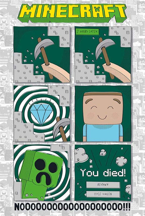 GBeye Minecraft One Last Diamond  Poster 61x91,5cm | Yourdecoration.de