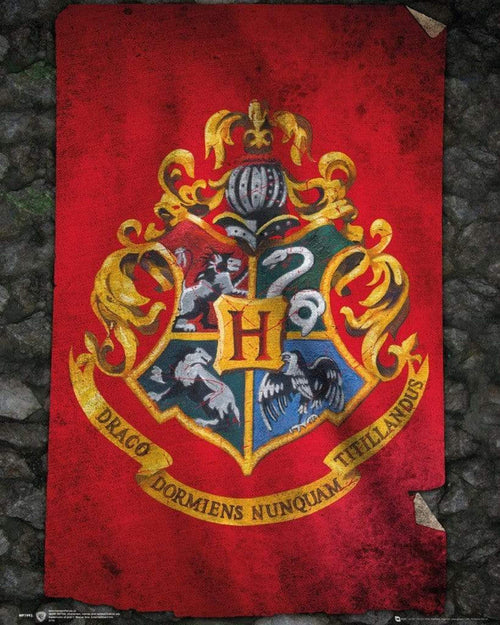 GBeye Harry Potter Hogwarts Flag Poster 40x50cm | Yourdecoration.de