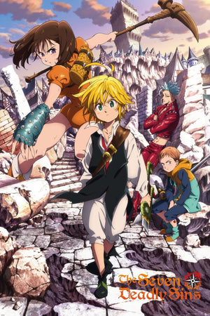 Gbeye The Seven Deadly Sins Key Art 2 Poster 61X91 5cm | Yourdecoration.de