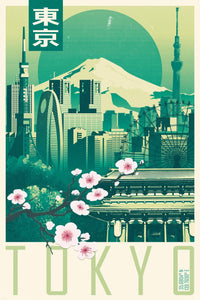 Gbeye Japan Tokyo Poster 61X91 5cm | Yourdecoration.de