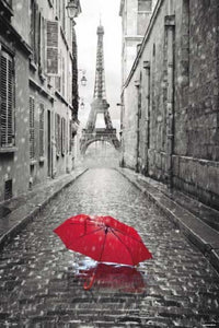 Grupo Erik GPE4860 Paris Umbrella Red Poster 61X91,5cm | Yourdecoration.de