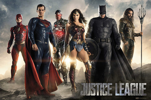 Grupo Erik GPE5207 Dc Comics Justice League Movie All Characters Poster 91,5X61cm | Yourdecoration.de