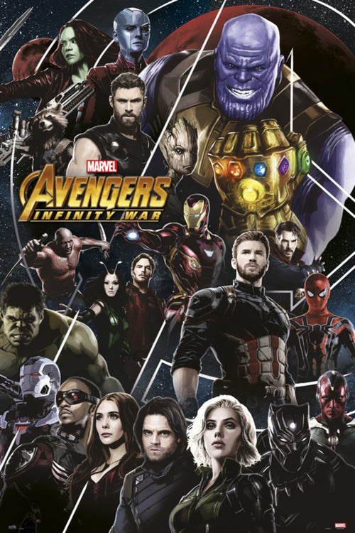 Grupo Erik GPE5243 Avengers Infinity War 2 Poster 61X91,5cm | Yourdecoration.de