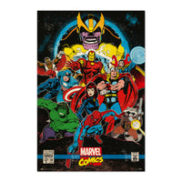 Grupo Erik GPE5264 Marvel Comics Infinity Retro Poster 61X91,5cm | Yourdecoration.de
