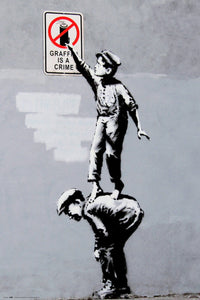 Grupo Erik GPE5302 Brandalised Grafitti Is A Crime Poster 61X91,5cm | Yourdecoration.de