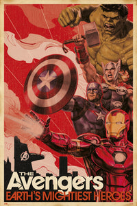 Grupo Erik GPE5307 Marvel Avengers Earths Mightiest Heroes Poster 61X91,5cm | Yourdecoration.de