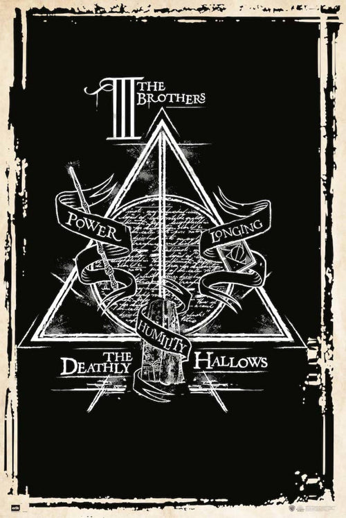Grupo Erik GPE5320 Harry Potter Deathly Hallows Symbol Poster 61X91,5cm | Yourdecoration.de