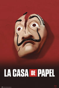 Grupo Erik GPE5322 La Casa De Papel Mascara Poster 61X91,5cm | Yourdecoration.de