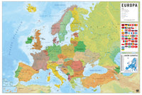 Grupo Erik GPE5441 Physical Political Map Of Europe Es Poster 91,5X61cm | Yourdecoration.de