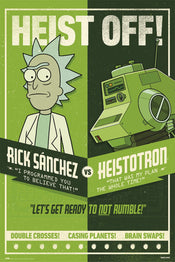 Grupo Erik GPE5450 Rick And Morty Season 4 Heist Off Poster 61X91,5cm | Yourdecoration.de