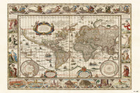 Grupo Erik GPE5452 Ancient World Map Poster 91,5X61cm | Yourdecoration.de
