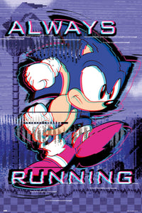 Grupo Erik GPE5491 Sonic Always Running Poster 61X91,5cm | Yourdecoration.de