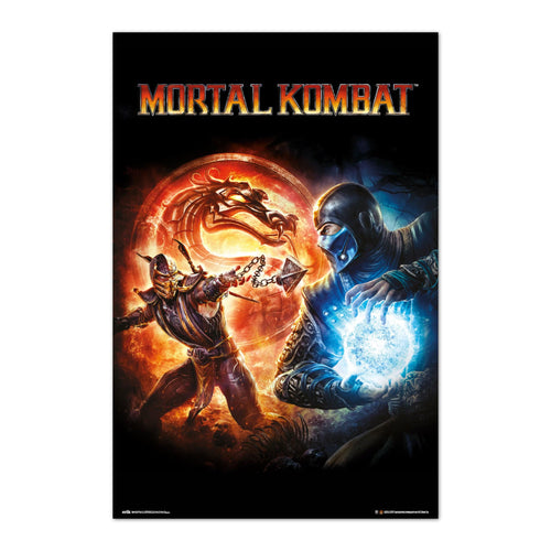Grupo Erik GPE5511 Mortal Kombat 9 Videogame Poster 61X91,5cm | Yourdecoration.de