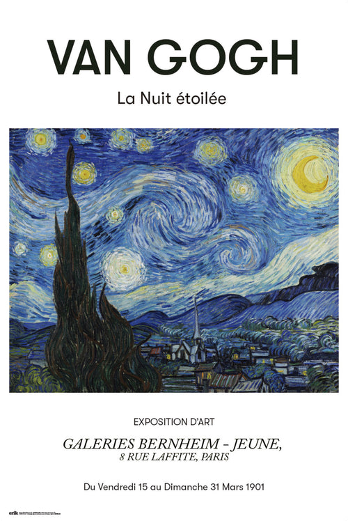 Grupo Erik GPE5545 Van Gogh La Nuit Etoilee Poster 61X91,5cm | Yourdecoration.de