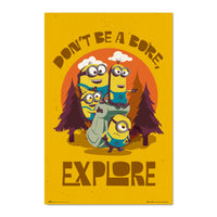 Grupo Erik Gpe5602 Poster Minions Don T Be Bore Explore | Yourdecoration.de
