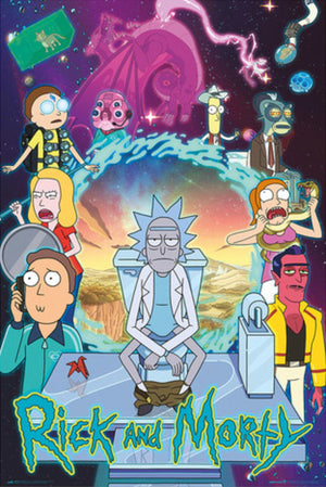 grupo erik gpe5609 rick and morty season 4 poster 61x91-5 cm | Yourdecoration.de