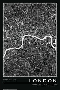 Grupo Erik Gpe5634 London City Map Poster 61x91 5cm | Yourdecoration.de